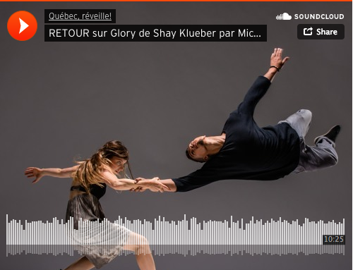 Retour sur Glory de Shay Kuebler par Mickaël Bergeron – CKIA
