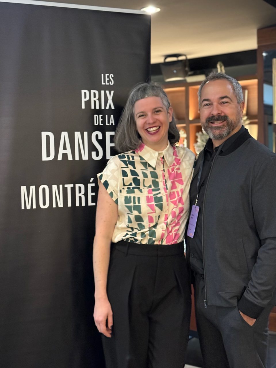 Ariane Voineau et Steve Huot aux Prix de la Danse de Montréal 2025